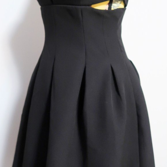 Kendall + Kylie Cutout Black Midi Dress Small - Picture 8 of 13